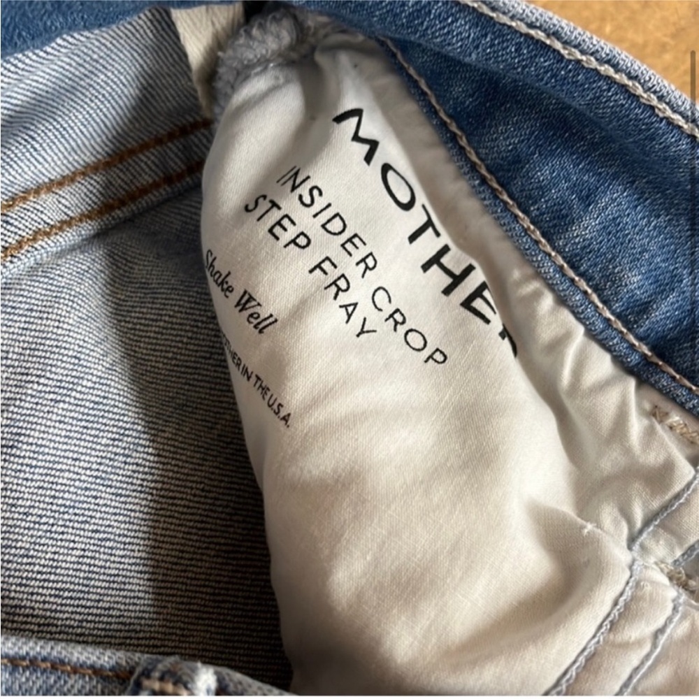 Mother Insider crop step fray Jeans - Picture 7 of 7